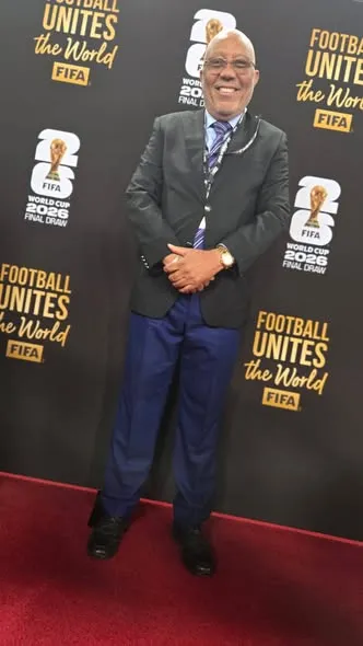 Presidente da FAF marcou presença no sorteio do Mundial 2026